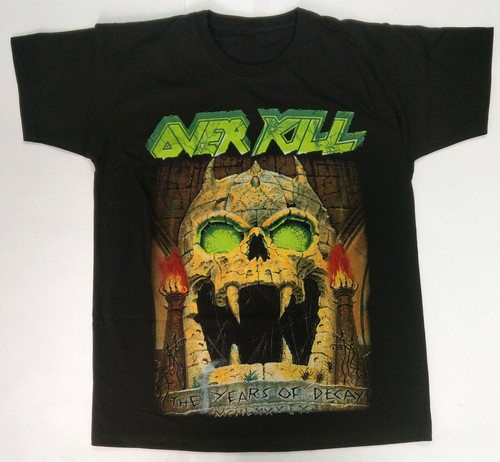 Vintage overkill band years - band, of