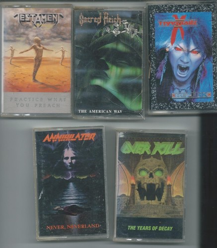 Metal cassette lot 5 - lot,