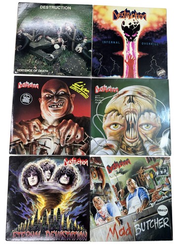 Destruction vinyl record lot - destruction,